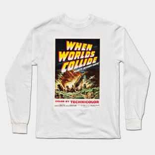 When Worlds Collide 1951 Retro Sci Fi Film Classic Movie Long Sleeve T-Shirt